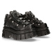 boty kožené unisex - ITALI NEGRO - NEW ROCK - M.106-S29