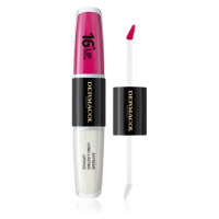 Dermacol 16H Lip Colour dlouhotrvající rtěnka a lesk na rty odstín 38 2x4 ml