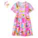 Dívčí šaty - KUGO KS2308, růžová Barva: Růžová