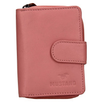 Dámská kožená peněženka Mustang Olga - růžová