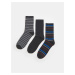 Sinsay - Sada 3 párů ponožek - Vícebarevná