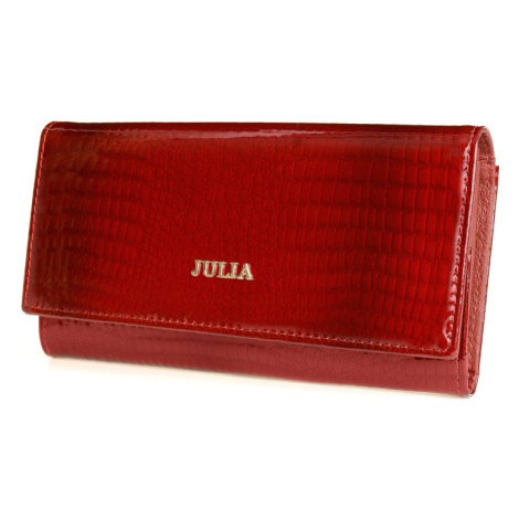 Dámská kožená peněženka Julia Rosso F66 červená