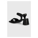 Kožené sandály Camper Kiara Sandal černá barva, K201501.006