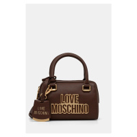 Kabelka Love Moschino hnědá barva, JC4333PP0L