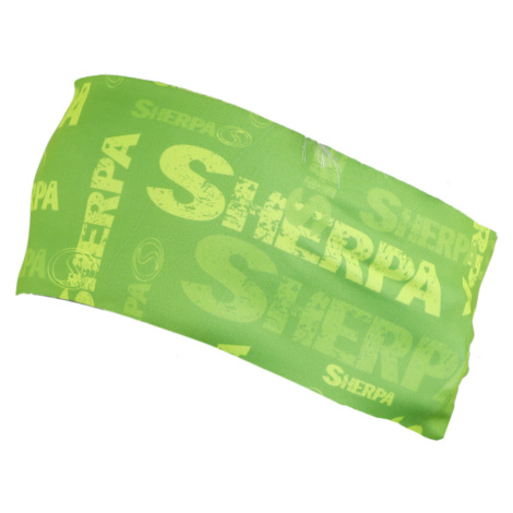 Sherpa Run Funkční elastická čelenka SHH3269 neo green UNI