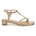 Lauren Ralph Lauren FALLON-SANDALS-FLAT SANDAL Zlatá