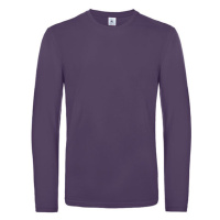 B&C Pánské tričko s dlouhým rukávem TU07T Urban Purple