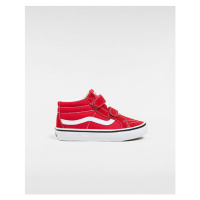VANS Kids Sk8-mid Reissue Hook And Loop Shoes Kids Red, Size