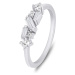 Brilio Silver Okouzlující stříbrný prsten s kubickými zirkony RI071W