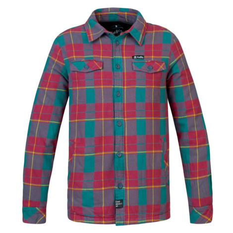 Unisexová flanelová košile Rafiki Karun Jalapeno plaid