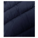 Tmavě modrá dámská prošívaná bunda s kapucí (16M9103-215)