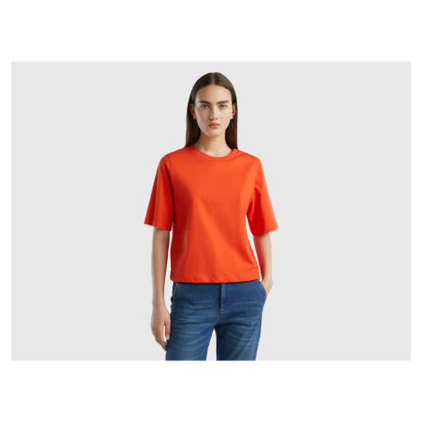 Benetton, 100% Cotton Boxy Fit T-shirt United Colors of Benetton