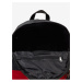 Červeno-černý pánský batoh s umělým kožíškem Diesel