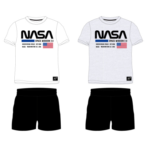 Nasa - licence Chlapecké pyžamo - NASA 5204337, bílá / černá Barva: Bílá