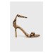 Kožené sandály Lauren Ralph Lauren Allie béžová barva, 80292500000000000
