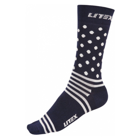 Litex Designové ponožky 99663 tmavě modrá