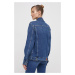 Džínová bunda Pepe Jeans BOYFRIEND JACKET dámská, tmavomodrá barva, přechodná, PL402382HT7