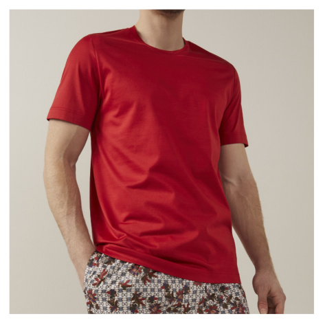 triko s krátkým rukávem Zimmerli - Filodiscozia cotton red