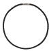 Boccia Titanium Kožený propletený náhrdelník 0858-01cm