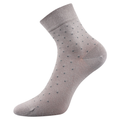 Lonka Fiona Dámské ponožky s volným lemem - 3 páry BM000001333700100047 světle šedá