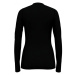 Odlo SUW TOP CREW NECK L/S NATURAL 100% MERINO Dámské tričko s dlouhým rukávem, černá, velikost
