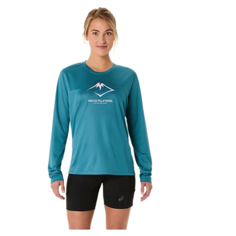 Asics Fujitrail ogo S Top W 2012D042401 - atlantis blue