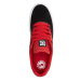 Dc shoes pánské boty Kalis Vulc Black / Athletic Red | Černá