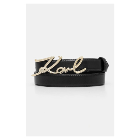 Pásek Karl Lagerfeld dámský, černá barva, A1W33205