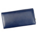 Luxusní dámská kožená peněženka Leonardo, modrá