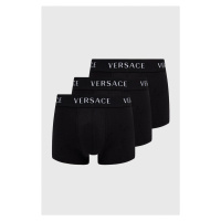 Boxerky Versace (3-pack) pánské, černá barva, AU04320