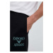 Tepláky Emporio Armani Underwear černá barva, s aplikací
