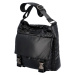 Módní volnočasová dámská taška z výrazného materiálu Gonzalo, černá
