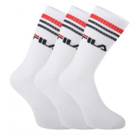 Ponožky FILA F9090 SOCKS LIFESTYLE PLAIN 3 PACK-300 WHITE