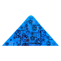Rituall Trojcípý šátek cycling modrá