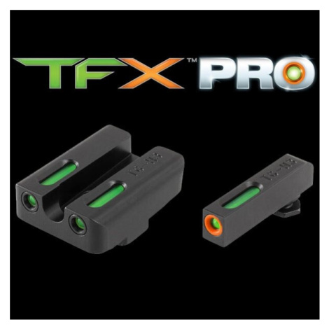 Mířidla TFX Pro Tritium / Fiber-Optic Truglo® - Glock® 42/43 Set PRO ORN – Černá