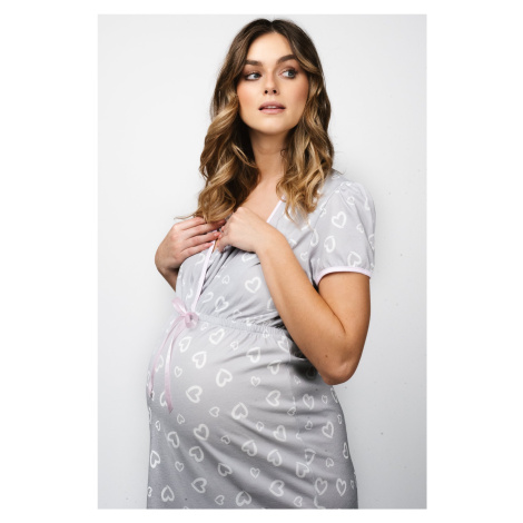 Mateřská košilka Italian Fashion Noelie - bavlna Světle šedá