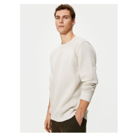 Koton Men's Beige Sweatshirt