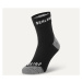 Sealskinz Waterproof All Weather Ankle Length Sock with Hydrostop Black/Grey M Cyklo ponožky