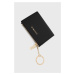 Kožený obal na klíče Coccinelle dámský, černá barva