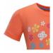 Dětské triko Alpine Pro SILVA 4 - oranžová