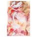 IRENE - Dámské šaty se vzorem růžových květů a s rolákem 282-4
