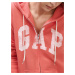 Mikina GAP Logo easy hoodie Růžová