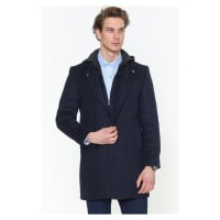 PLT8376 DEWBERRY MEN'S COAT-NAVY BLUE