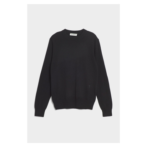 Svetr trussardi sweater roundneck cashmere blend černá