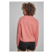 Ladies Terry Volant Crew - coral