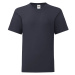 Navy blue children's t-shirt in combed cotton Fruit of the Loom