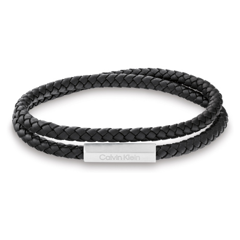 Calvin Klein Stylový pánský kožený náramek 35100017