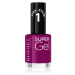 Rimmel Super Gel gelový lak na nehty bez užití UV/LED lampy odstín 025 Urban Purple 12 ml