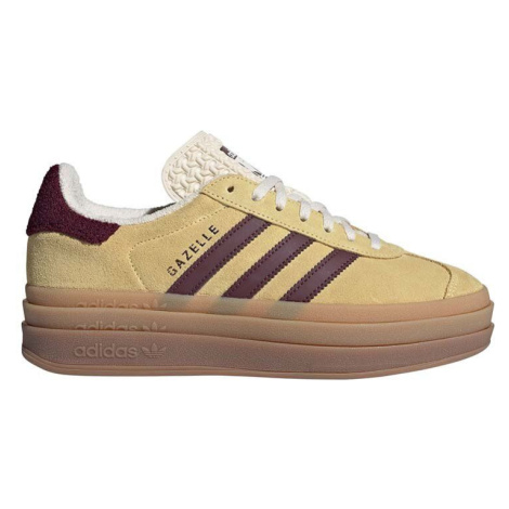 Sneakers boty adidas Originals Gazelle Bold W žlutá barva, IF5937