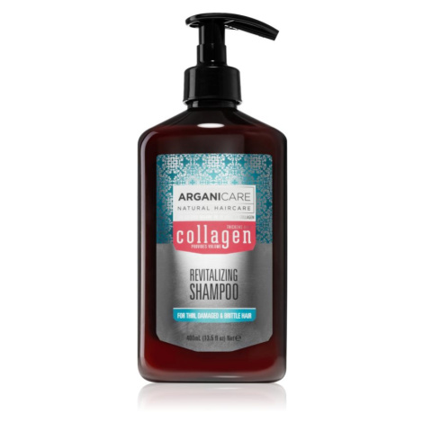 Arganicare Collagen revitalizační šampon pro rozzáření mdlých vlasů 400 ml